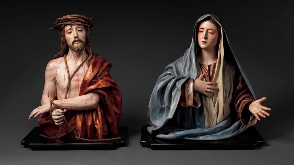 Escultores españoles: 6 descubrimientos 5 Ecce Homo and Mater Dolorosa DP347229