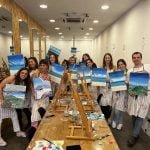 Teambuilding-Unternehmenskurse 4 wine gogh art and wine