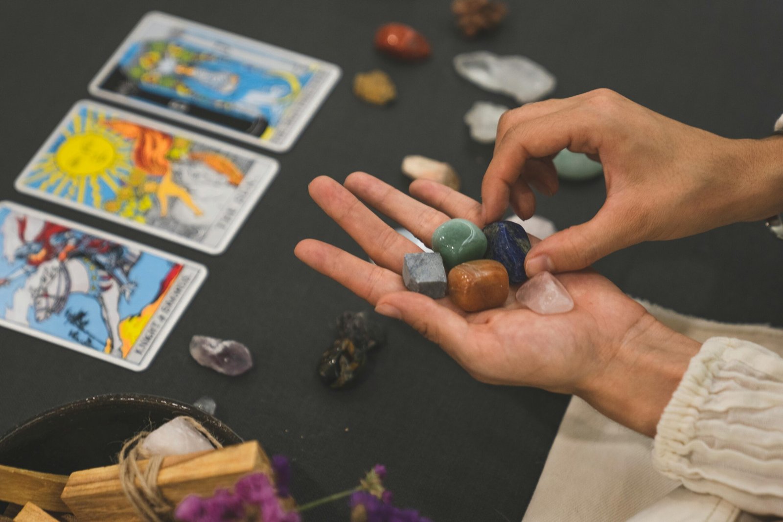 materiales para tarot
